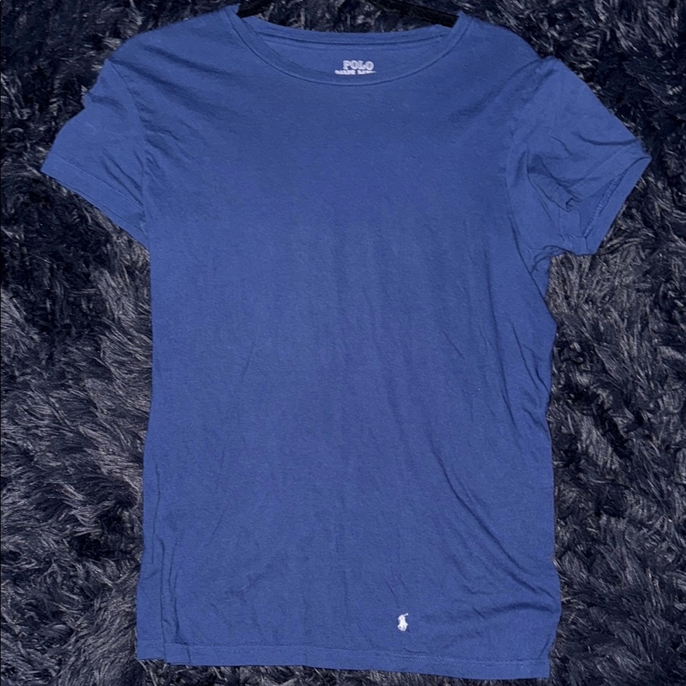 Polo Custom Slim fit by Ralph Lauren Men's Navy Blue T-Shirt